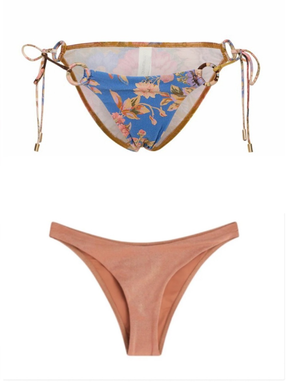 Zimmermann Set of 2 Bikini Bottoms NWT Size 3 US 8/10